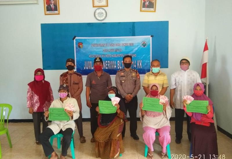 Penyerahan BLT Dana Desa di 4 Desa Kecamatan XIV Koto, Mulus