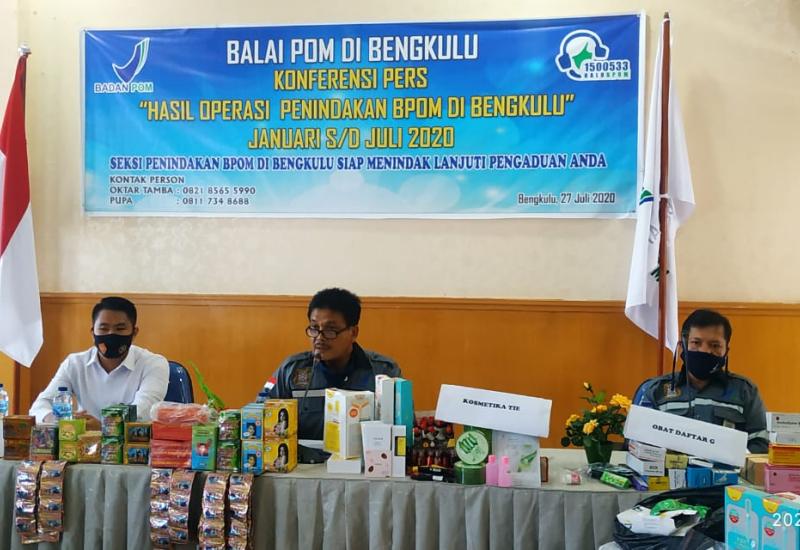 Sebanyak 19.019 Produk Tanpa Izin Edar Senilai Rp107,2 Juta Disita BPOM