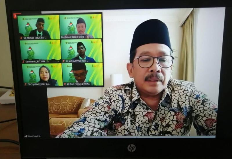 Diklatpim 80 Aktivis Mahasiswa PTKI, Wamenag: Jadilah Duta Moderasi Beragama