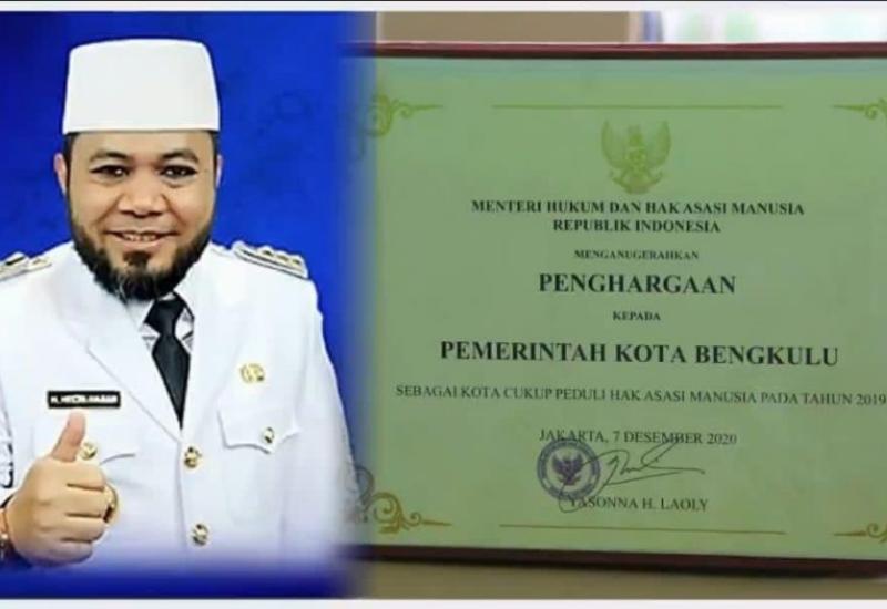 Bravo! Kota Bengkulu Dinobatkan Kota Peduli HAM 2020