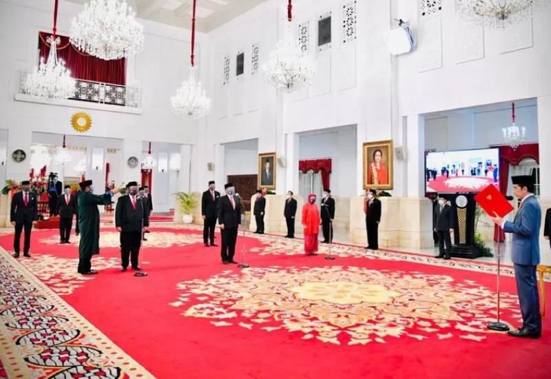 Enam Menteri Baru di Kabinet Indonesia Maju Periode 2019-2024 Dilantik