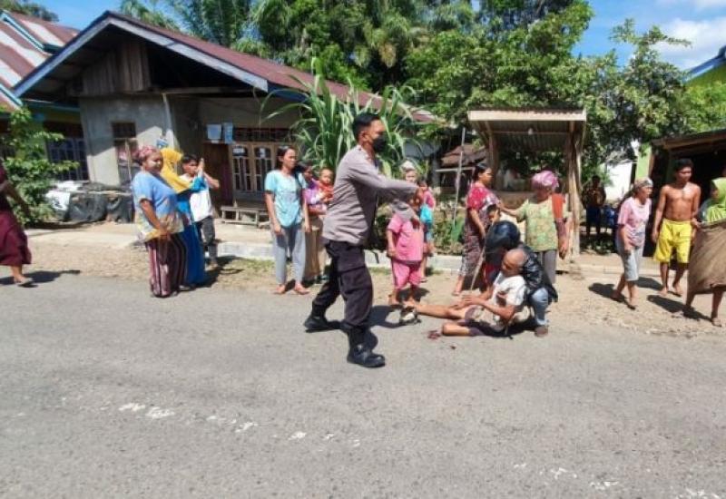 Hilang Kendali, Petani di Mukomuko Tabrak Lansia Yang Hendak Menyebrang