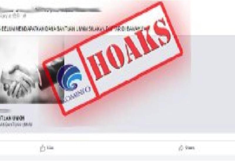 Hoax BLT UMKM Dilanjutkan Dengan Pendaftaran Pakai Link, Ini Faktanya