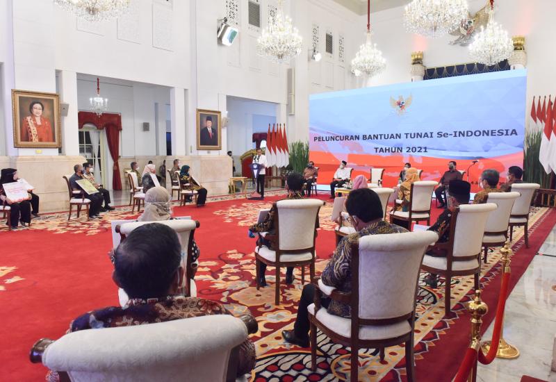 Tiga Program Bantuan Tunai Se-Indonesia Tahun 2021 Diluncurkan