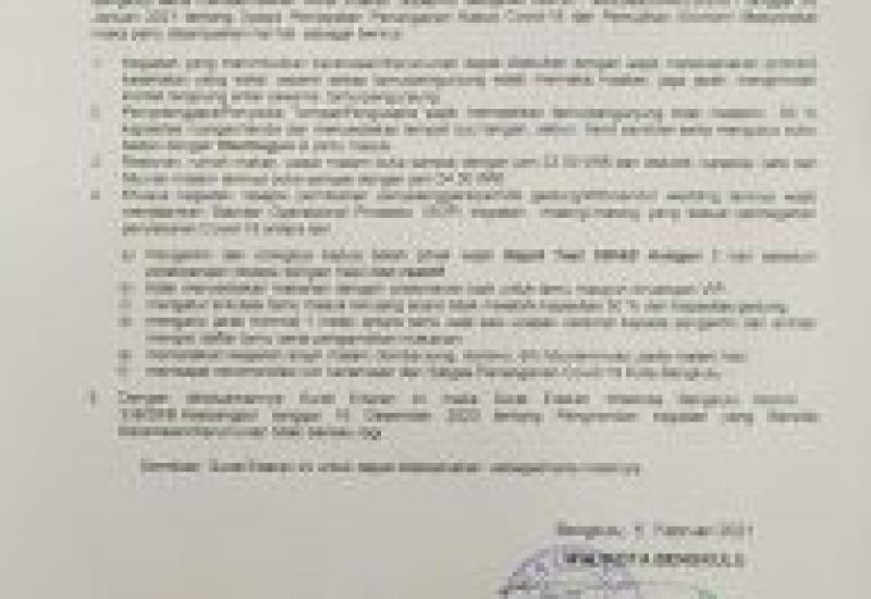 Kasus Covid-19 Menurun, Pemkot Izinkan Pesta Pernikahan