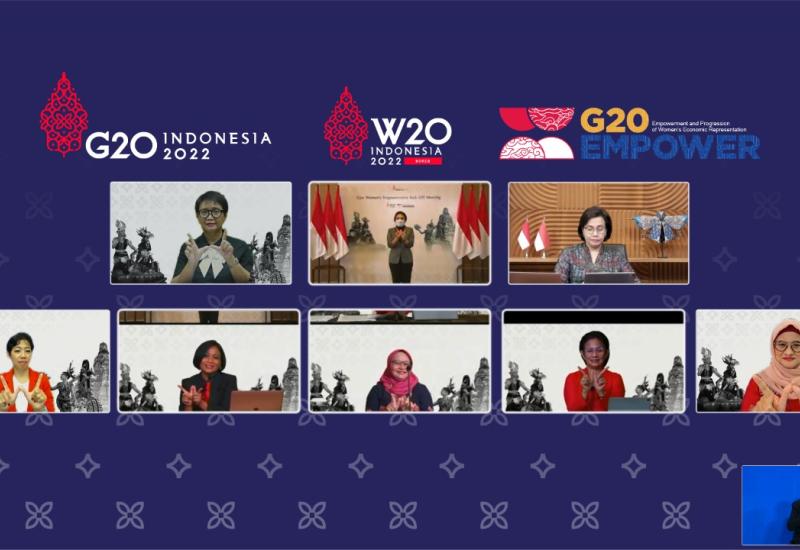 Ceremonial G20 Empower dan Women20 secara virtual