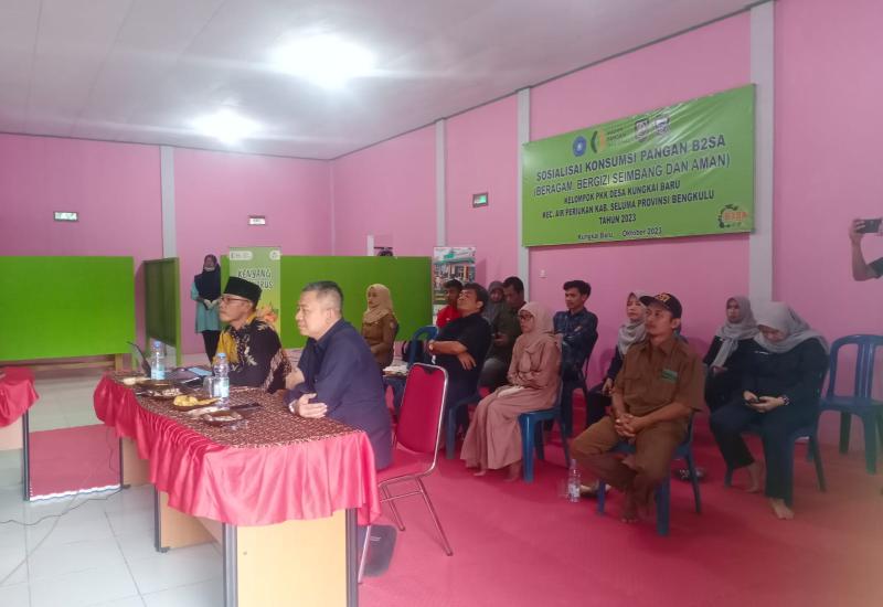 Desa Kungkai Baru Jadi Percontohan Program Desa Pangan Aman dan PMT Berbahan Lokal