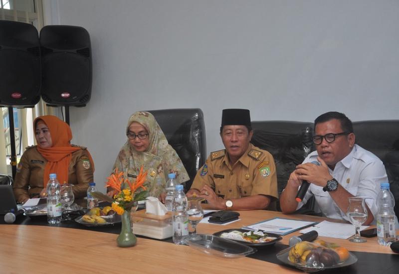 rapat koordinasi dan sinkronisasi program Bangga Kencana tahun 2024 dan perencanaan untuk tahun 2025, di Kantor Dinas Pemberdayaan Perempuan Perlindungan Anak, Pemberdayaan Perempuan dan Keluarga Berencana (DP3APPKB) Provinsi Bengkulu, Selasa (21/10).