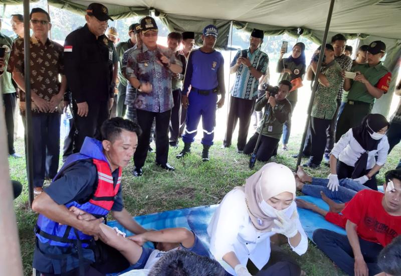 Simulasi Bencana Bengkulu